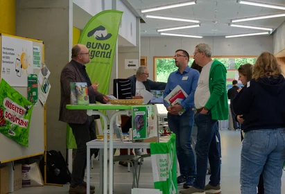 Ein Stand der Umweltmesse