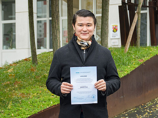 Russischer Student erhält DAAD-Auszeichnung