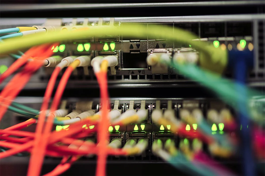 Netzwerk - Switch - Glasfaser