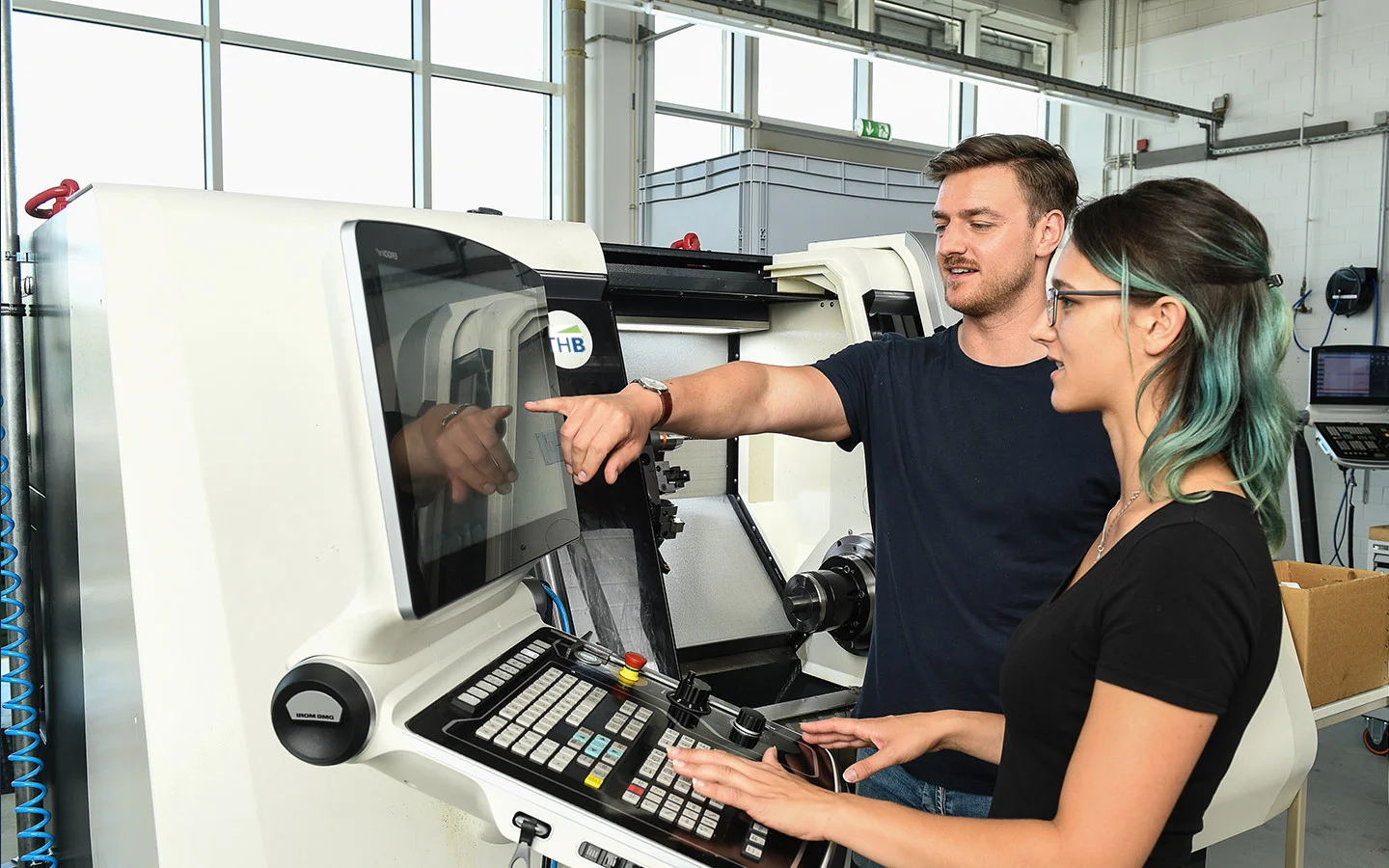 Studierende im Studiengang WI THB