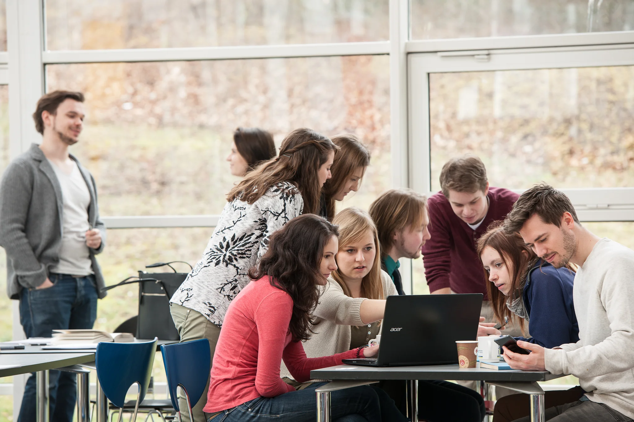 Studierende beim Lernen