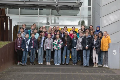 Gruppenbild der Teilnehmerinnen des Girls' Day der TH Bingen 2024