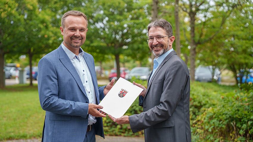 Benedikt Blanz ist neuer Kanzler der TH Bingen Benedikt Blanz ist neuer Kanzler der TH Bingen