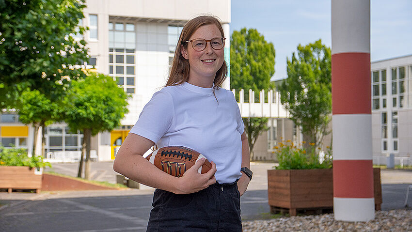 American-Football-WM der Frauen in Finnland startet heute mit TH-Studentin Leonie Stockmann im deutschen Kader