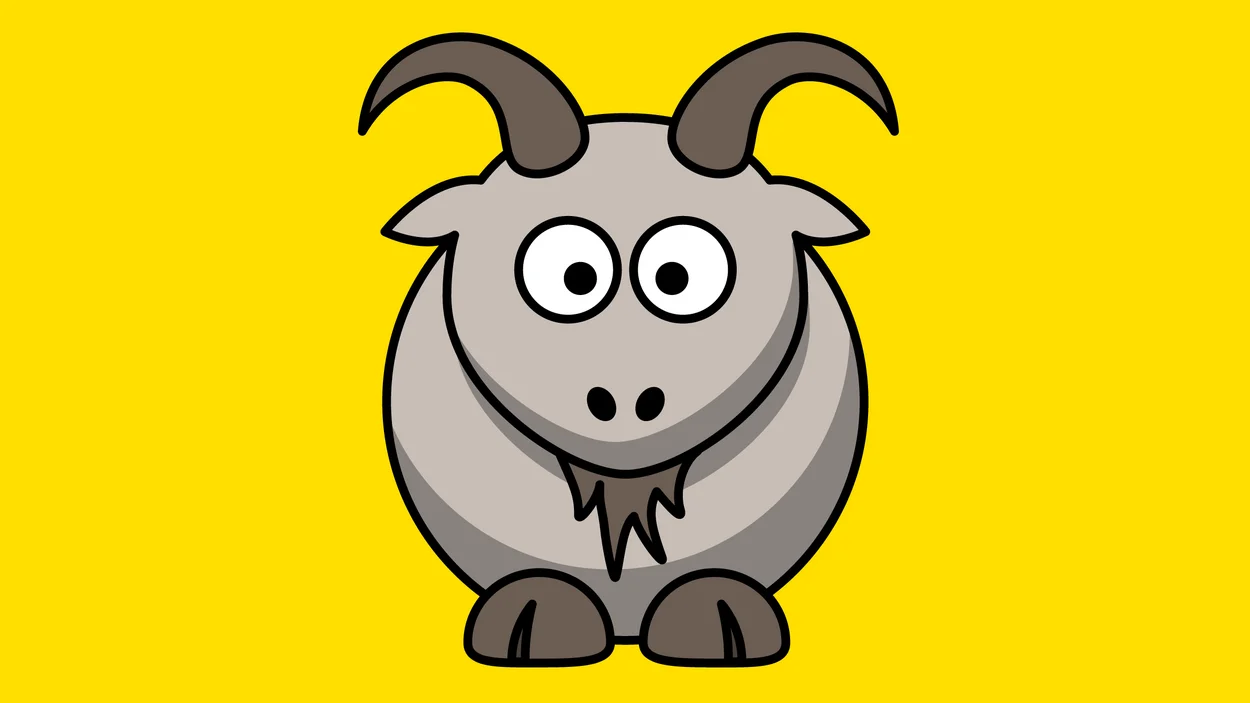 Illustration einer Ziege