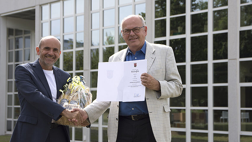 Prof. Dr. Ulrich Glinka feiert 25-jähriges Dienstjubiläum