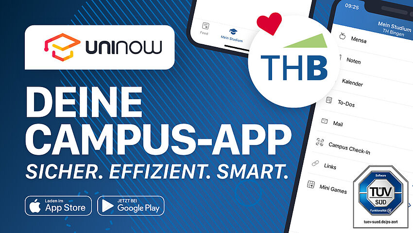 Werbefreie Hochschul-App der TH Bingen – Jetzt downloaden