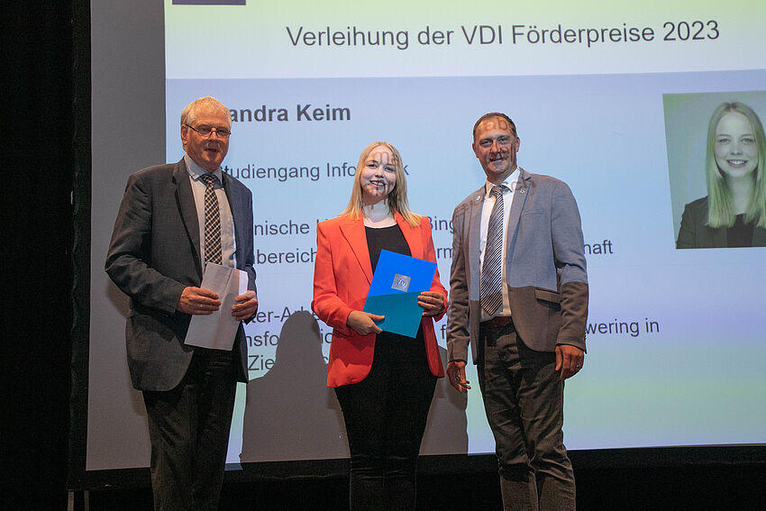 Studierende der TH Bingen erhalten VDI-Förderpreis 2023