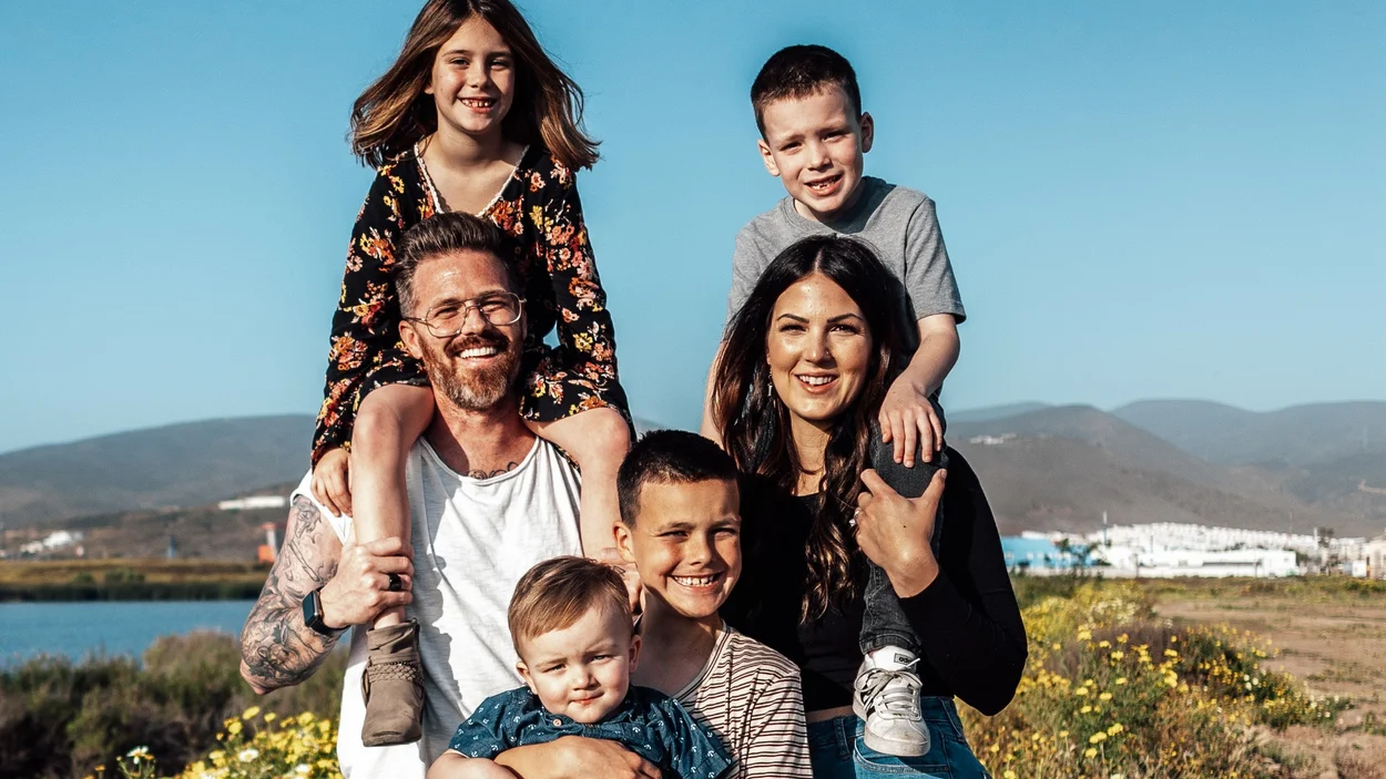 Eltern mit ihren Kindern