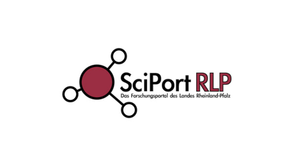 Logo des Forschungsportals des Landes Rheinland-Pfalz "SciPort RLP"